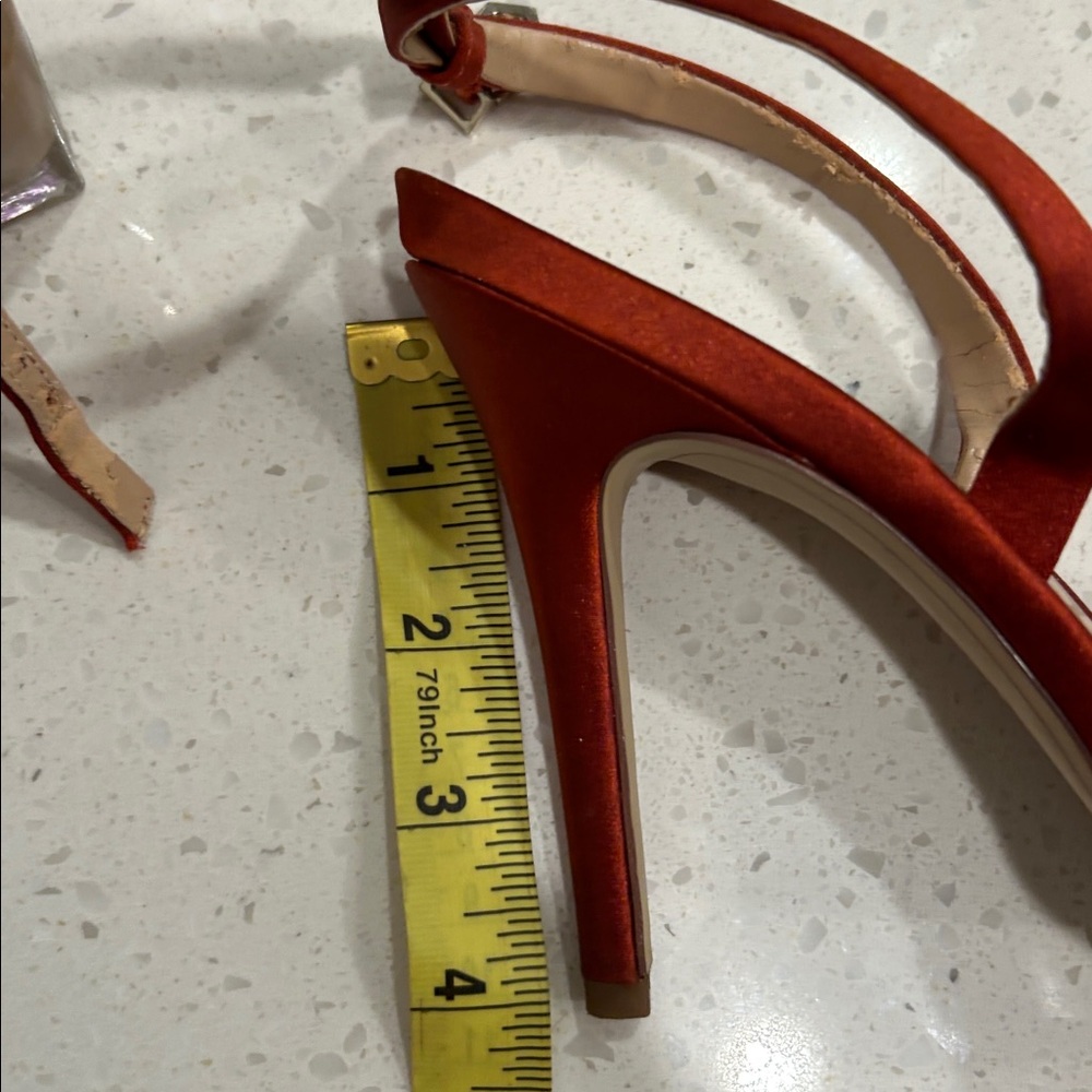 Sam Edelman Red Satin Heels - Picture 7 of 7